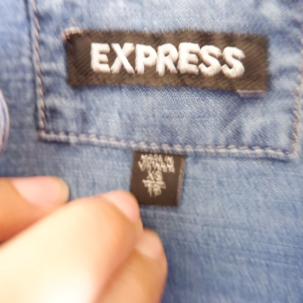 Express women denim shirt - Picture 4 of 7